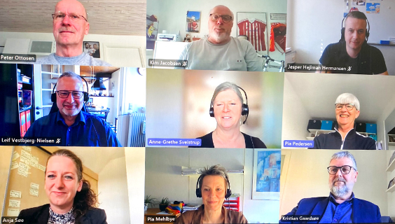 Politisk valgte i teamsmøde - april 2021